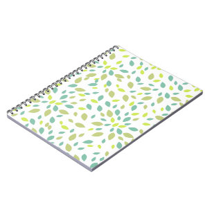 Caderno Espiral Folhas (Verdes)