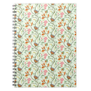 Caderno Espiral Folk Art Floral de Reboque Timical