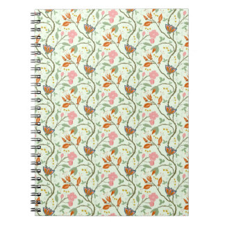 Caderno Espiral Folk Art Floral de Reboque Timical
