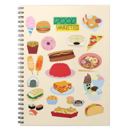 Caderno Espiral Food Varieties