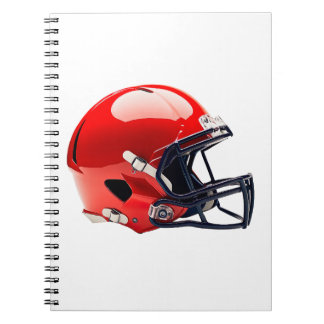Caderno Espiral Football Helmet Notebook Cover