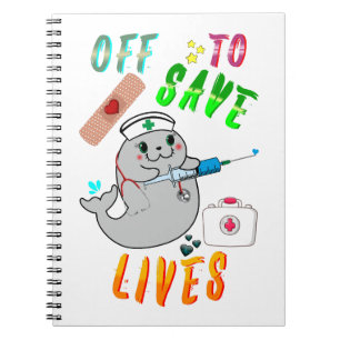 Caderno Espiral Fora Para Salvar Vidas
