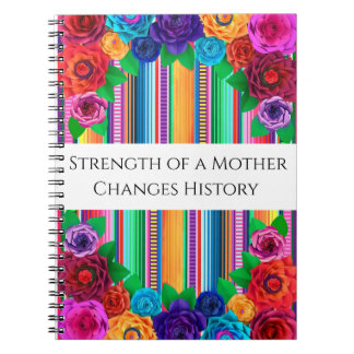 Caderno Espiral "Força de uma Mãe Muda a História" - Diário