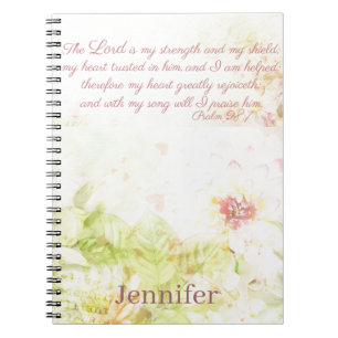 Caderno Espiral Força e escudo personalizados