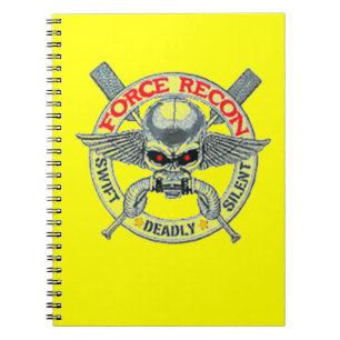 CADERNO ESPIRAL FORCE RECON