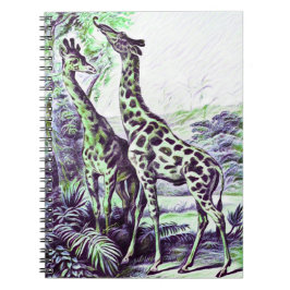 Caderno Espiral Forest Giraffe