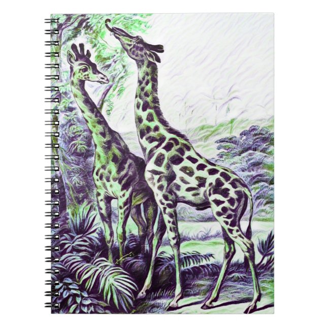 Caderno Espiral Forest Giraffe (Frente)