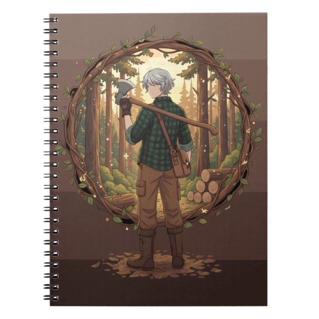 Caderno Espiral Forest Guardian Anime (Frente)