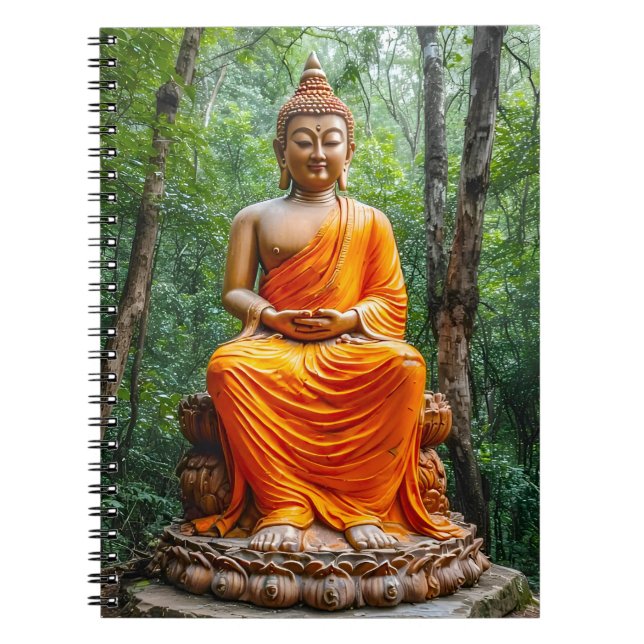 Caderno Espiral Forest of Calm: The Buddha's Sanctuary (Frente)