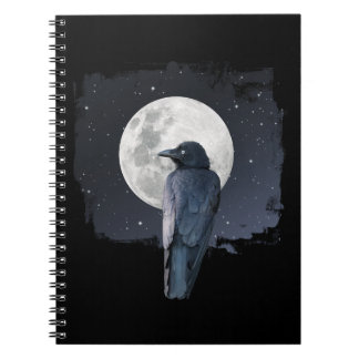 Caderno Espiral Forest Raven Cold Moon