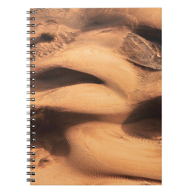 Caderno Espiral Formação de areia castanha (Frente)