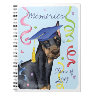 Caderno Espiral Formando Doberman Pinscher