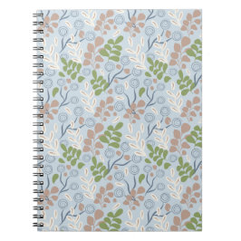 Caderno Espiral Formas orgânicas botânicas