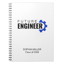 Caderno Espiral Formatura Personalizada de Futuro Engenheiro