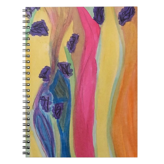 Caderno Espiral Formes fluidos (Frente)