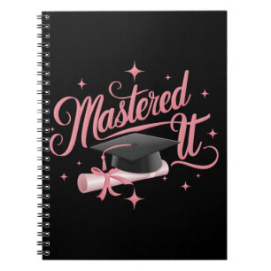 Caderno Espiral Formou-se Mestrado Graduado MBA Graduação