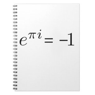 Caderno Espiral Fórmula de Euler!