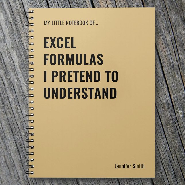 Caderno Espiral Fórmulas do Excel que Finjo Entender (Criador carregado)