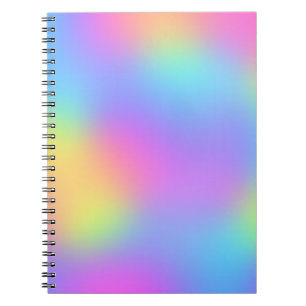 Caderno Espiral Forno de Gradação de Abstrato do Cinturão Paste