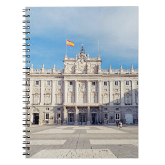 Caderno Espiral Fortaleza do Palácio Real da Espanha Madrid