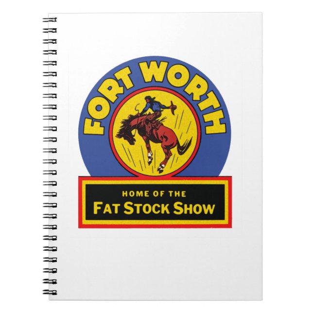 Caderno Espiral Forte Vale Fat Stock Show (Frente)
