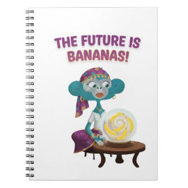 Caderno Espiral Fortune teller monkey