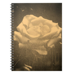 Caderno Espiral Foto Antiga, Linda, Rosa Rosa, Fechada
