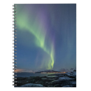 Caderno Espiral Foto Astro das luzes do norte