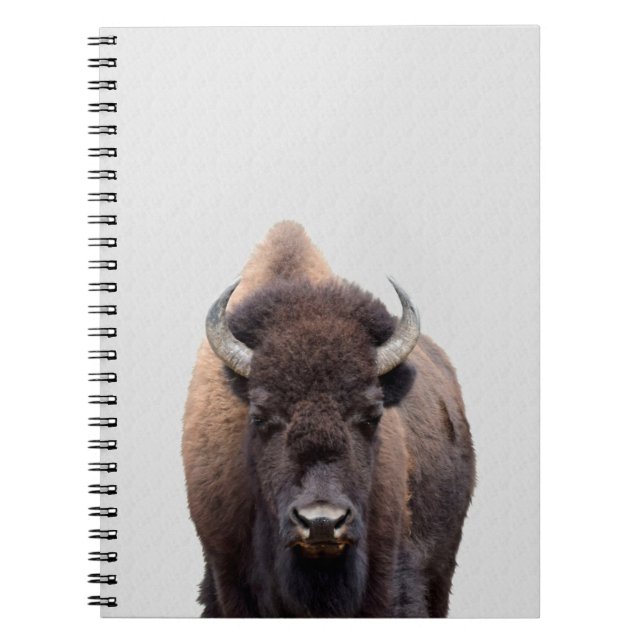Caderno Espiral Foto Bison Buffalo 135 (Frente)
