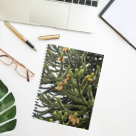 Caderno Espiral Foto Botânica de Quebra-cabeça de macaco