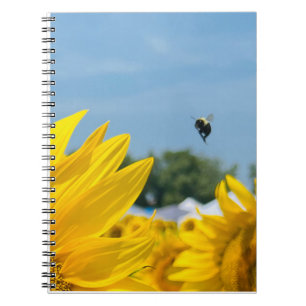 Caderno Espiral Foto da abelha BuZy