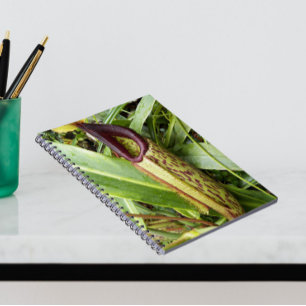 Caderno Espiral Foto da Planta de Pitcher Carnívora