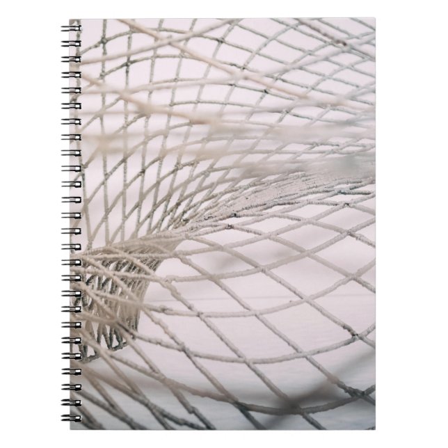 Caderno Espiral Foto da rede de cinzas (Frente)