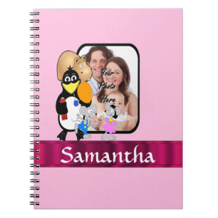 Caderno Espiral Foto de desenho animado