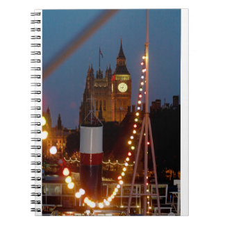 Caderno Espiral Foto do Big Ben London Pro