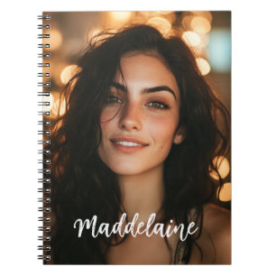 Caderno Espiral Foto e nome personalizados