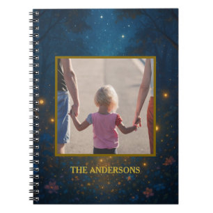 Caderno Espiral Foto e Texto Personalizados Celestial Místico