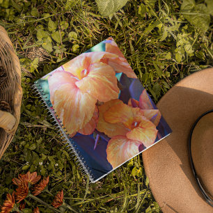 Caderno Espiral Foto Floral do Orange Canna Lily