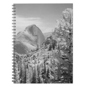 Caderno Espiral Foto infravermelha no lado leste do Yosemite Natio