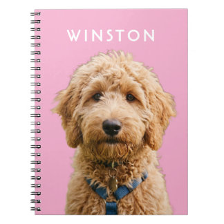 Caderno Espiral Foto Nome de Cachorros Personalizados - LEIA A DES