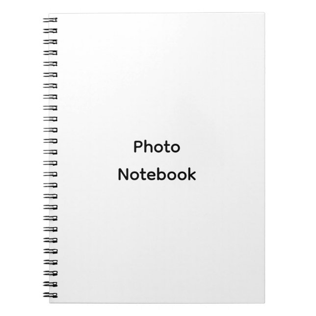 Caderno Espiral Foto Personalizada Moderna (Frente)