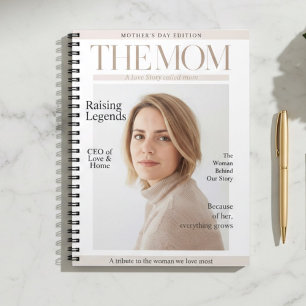 Caderno Espiral Foto Personalizada para Mãe – Presente Personaliza