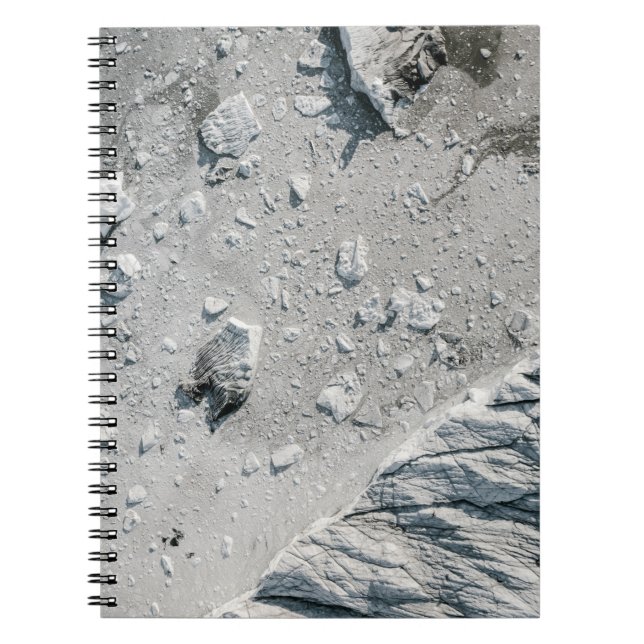 Caderno Espiral Fotografia aérea das rochas (Frente)