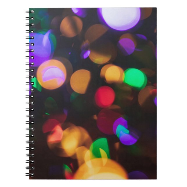 Caderno Espiral Fotografia Bokeh (Frente)