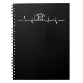 Caderno Espiral Fotografia da câmera Fotografias de pulsação