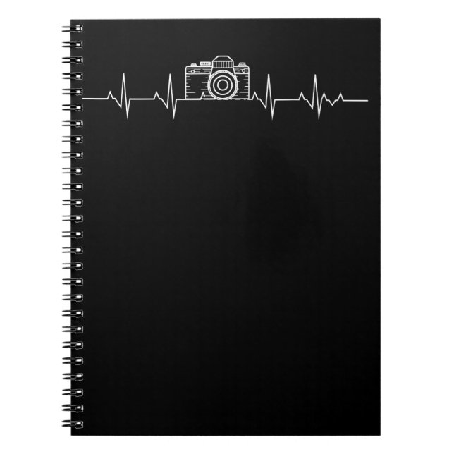 Caderno Espiral Fotografia da câmera Fotografias de pulsação (Frente)