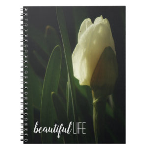Caderno Espiral Fotografia da flor Daffodil Linda Vida