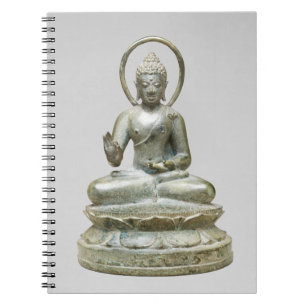 Caderno Espiral Fotografia de Belas Artes Silver Buddha