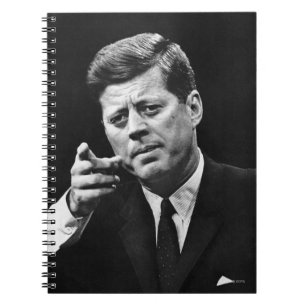 Caderno Espiral Fotografia de John F. Kennedy 3