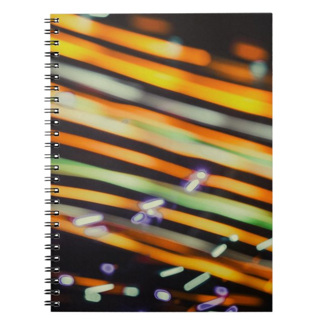 Caderno Espiral Fotografia de lapso de tempo (Frente)